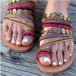 Bohemian beach sandals Elegant Emporium Bohemian beach sandals Sandals Elegant Emporium