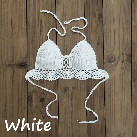Boho crochet bra Elegant Emporium Boho crochet bra Bra 14.99 Elegant Emporium White-S