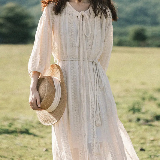 Heavy Two-piece Dress Boho Chic Elegant Emporium Heavy Two-piece Dress Boho Chic Boho Dress  Elegant Emporium